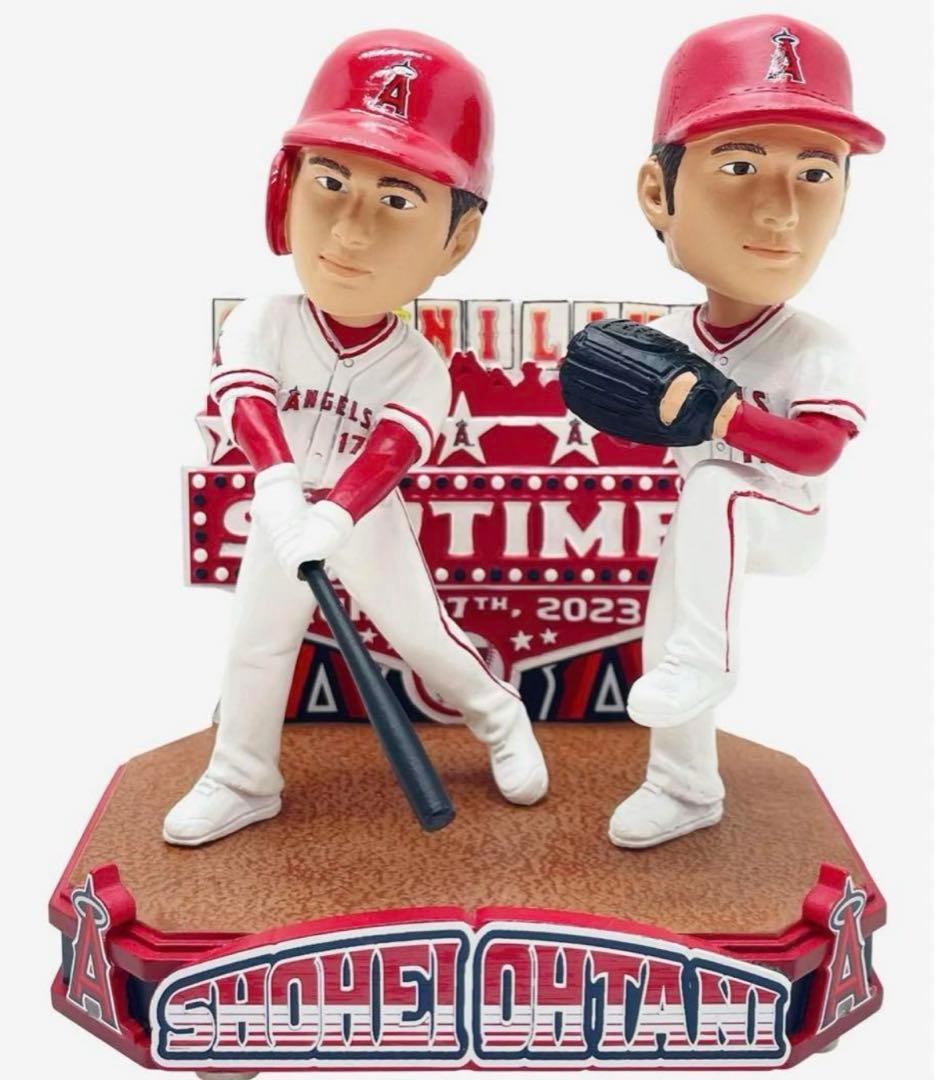 【限定223個】激レア 2本塁打 10奪三振 大谷翔平 ボブルヘッド