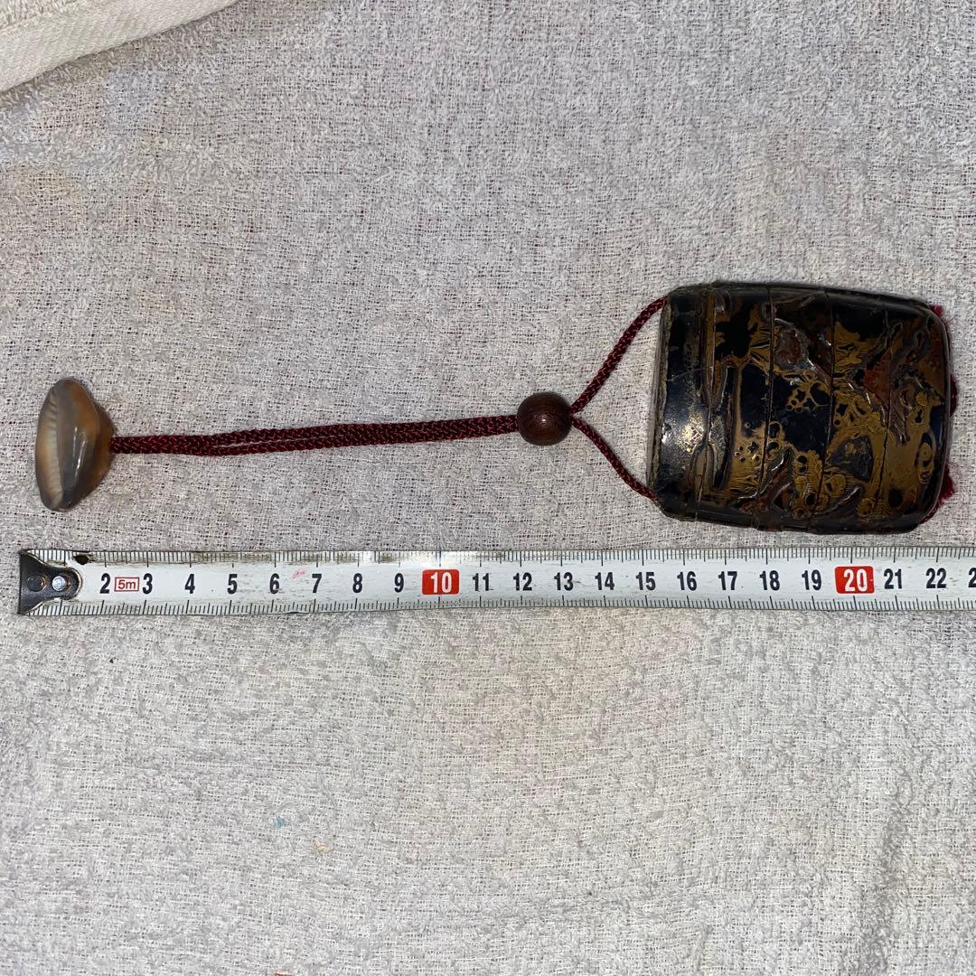 A-4 印籠　提物　金蒔絵　漆芸　漆器　古道具　アンティーク雑貨　美術品　工芸品