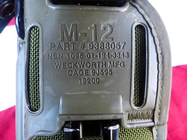 米軍実物 M-12 ホルスター　M9 ベレッタ 92F WECKWORTH 59