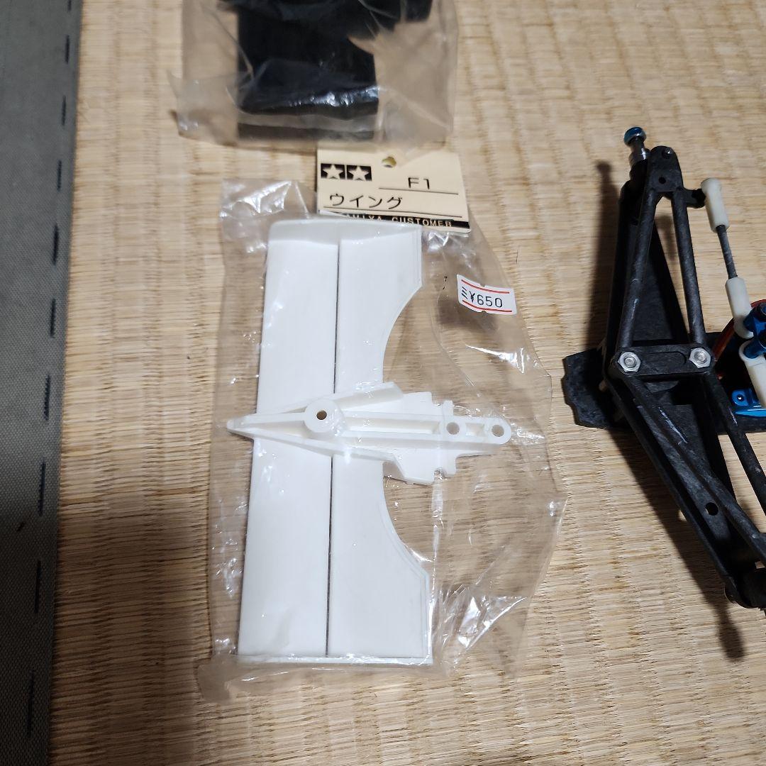 タミヤF103アニバーサリー(ジャンク)とパーツ色々　エセマクラーレンボディ付