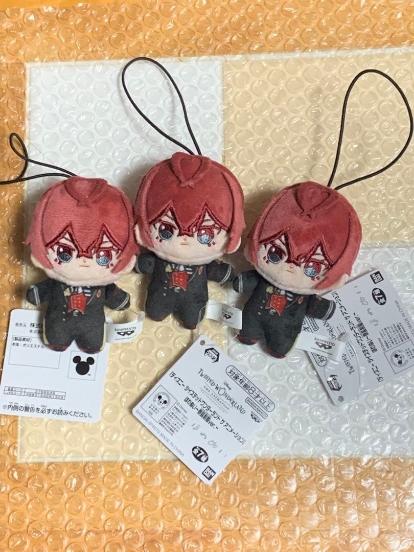 リドル ディズニー ツイステッドワンダーランド ほわぬい 寮長制服ver. 3体