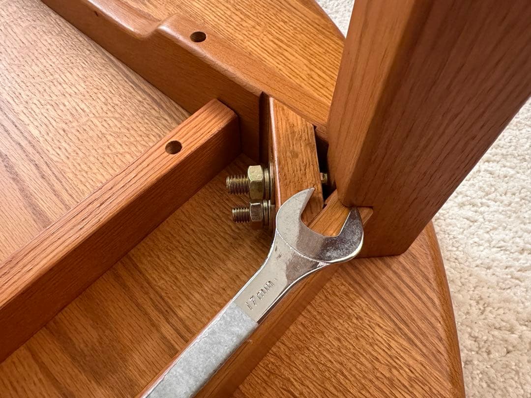 【限定値下げ】unico TOVE ラウンドダイニングテーブルφ1100