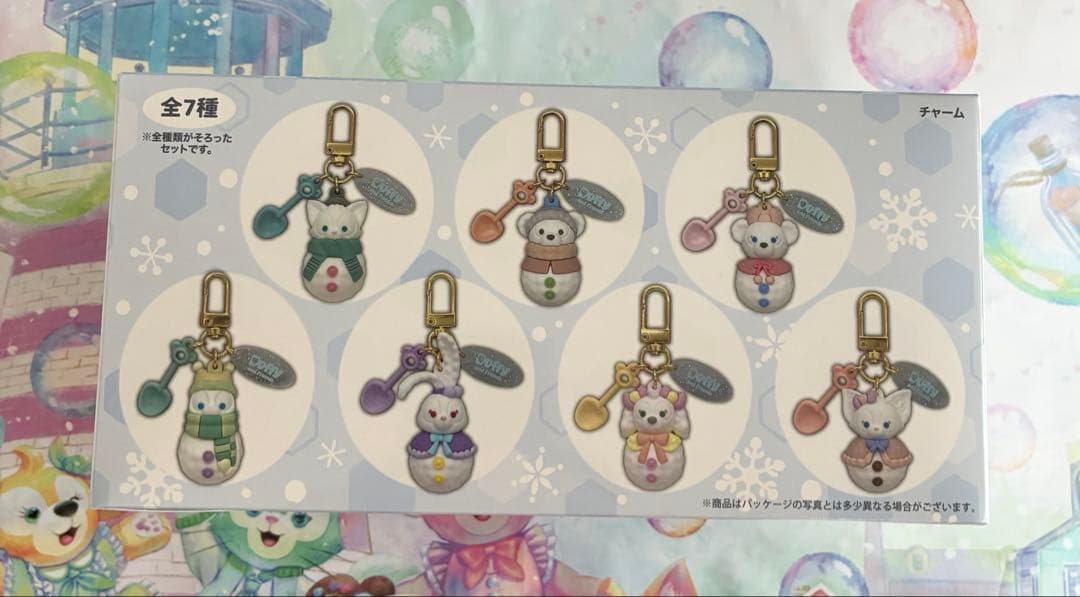 ディズニー シークレットオブスノーウィーデイ チャームセット