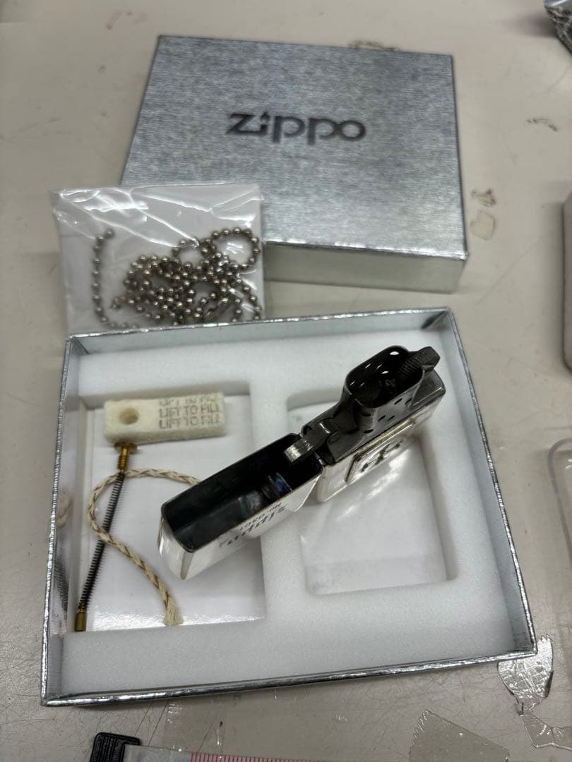 B4987 ジッポ オイルライター 1999年　ネックレス付き