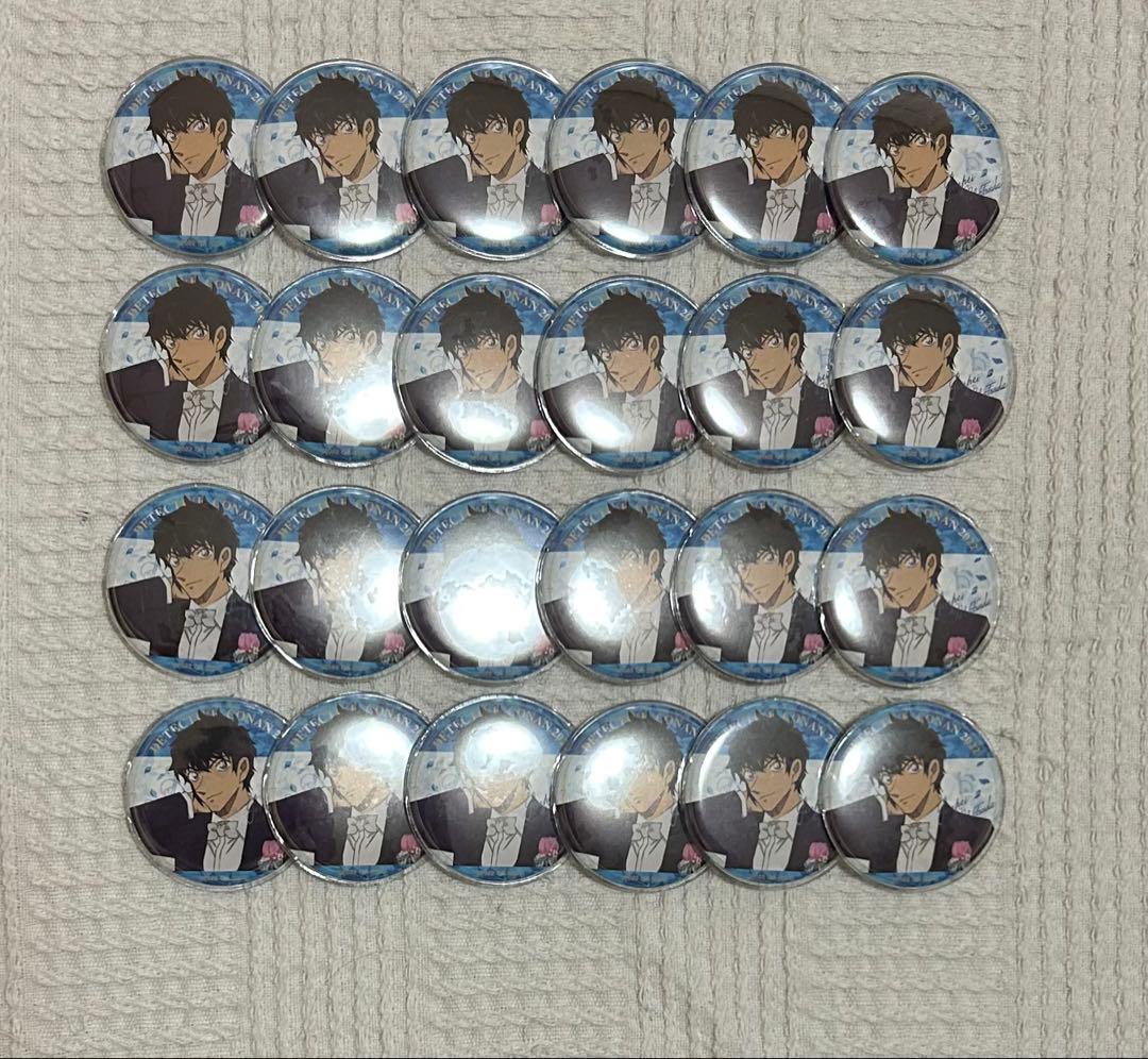 松田陣平 名探偵コナン ハロウィンの花嫁 缶バッジ 水色 タキシード