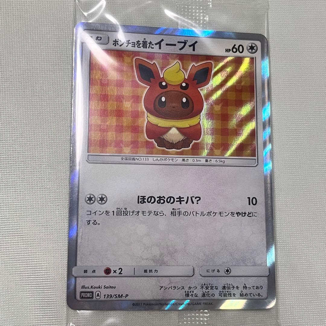 ポンチョを着たイーブイ　ブースター