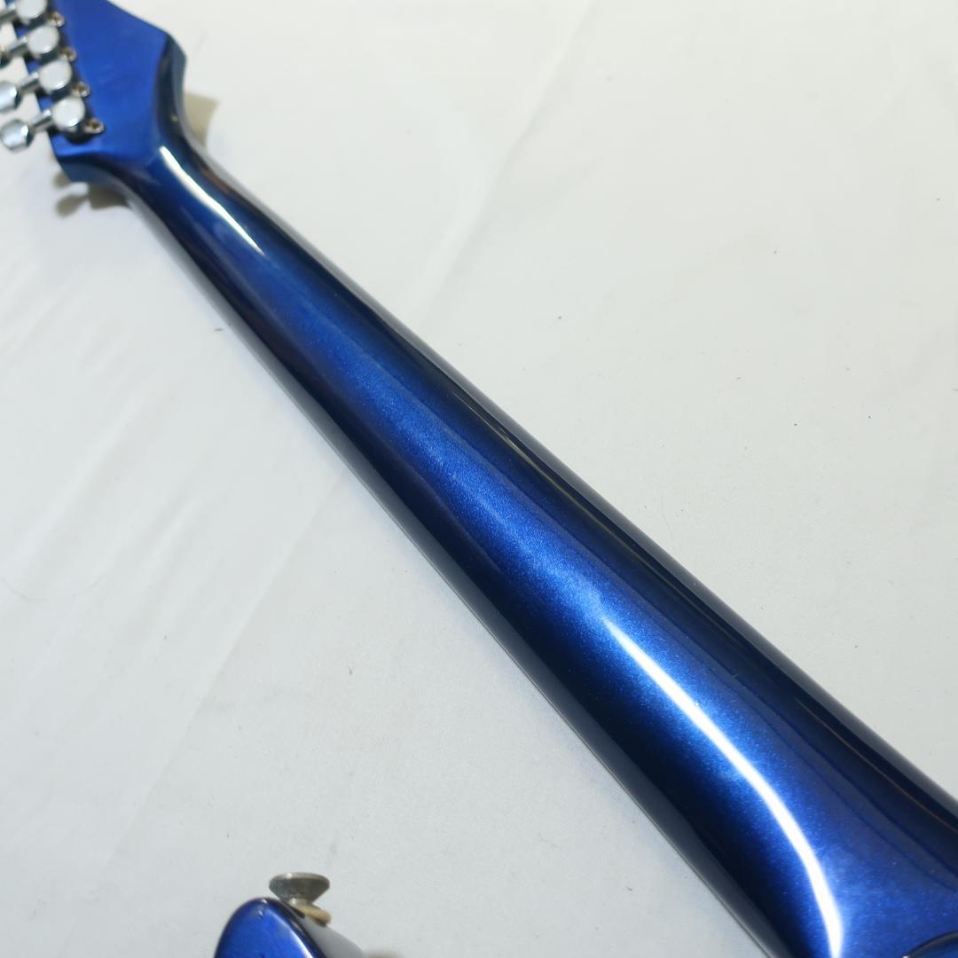 レフティ l D エレキギター オールブルー ケース付