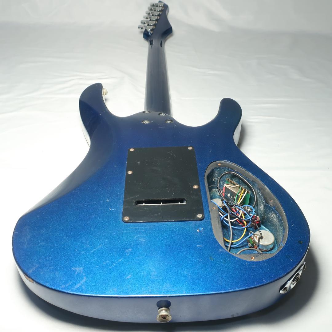 レフティ l D エレキギター オールブルー ケース付