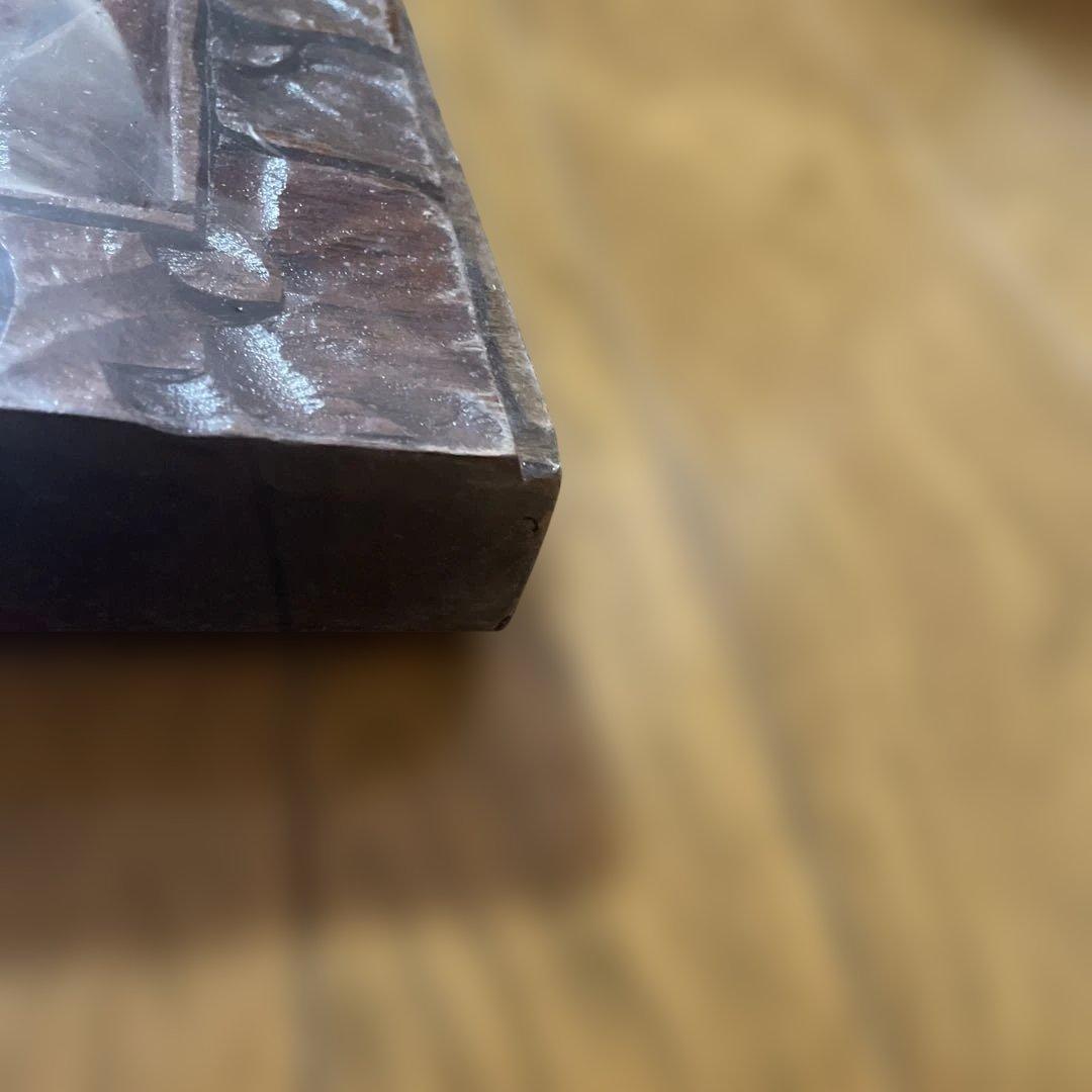 タイ　象　木彫り　壁掛け