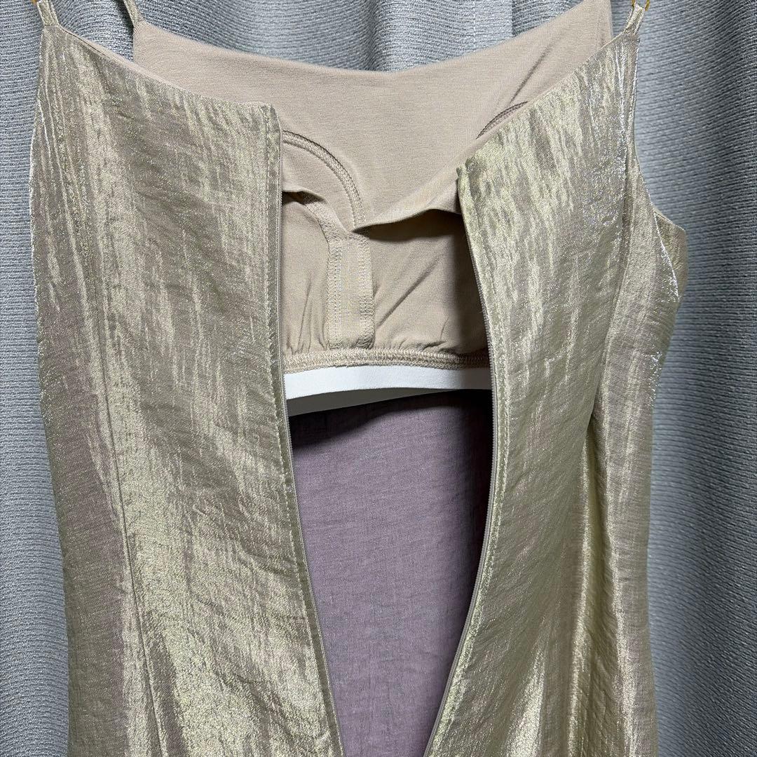 kaene ボリューム　ブラウス　セット　ドレス　ベージュ