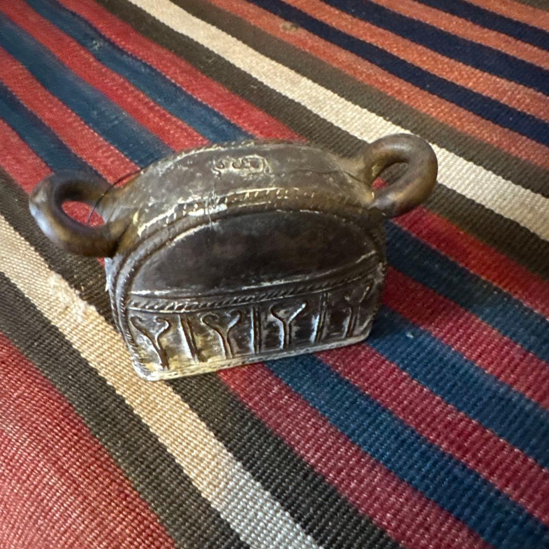 インド教具銅吊るし鐘Ｓ