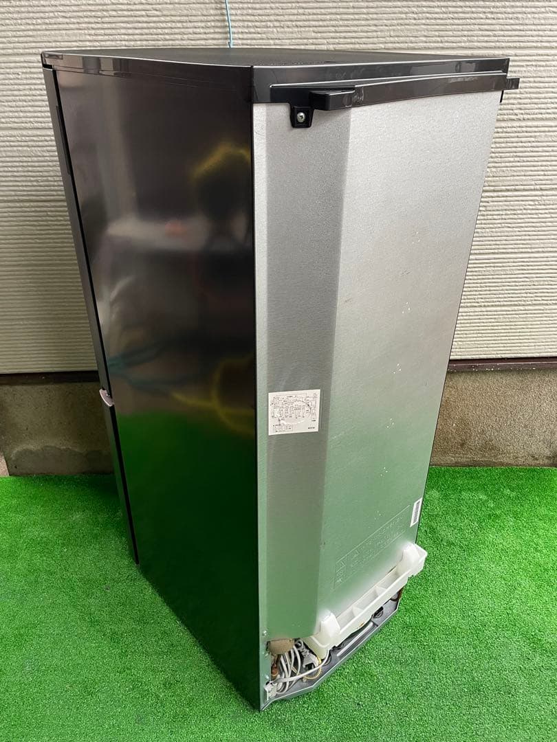 581分解洗浄済み✨ シャープ ガラストップ つけかえどっちもドア 冷蔵庫 黒