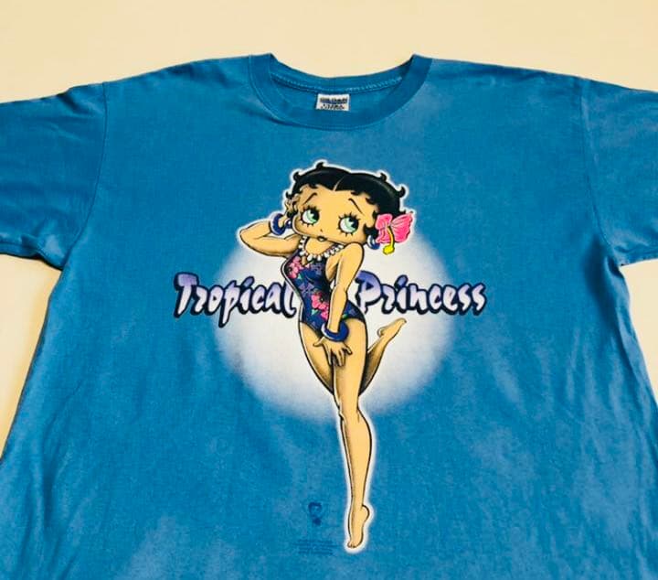 90s Betty Boop ベティブープ 両面プリント Tシャツ XL