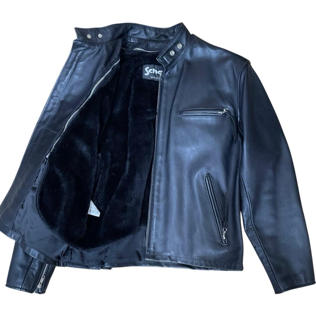 【美品】Schott ショット 641 シングルライダース 44 ライナー付