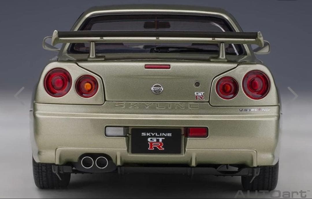 AUTOart 1/18 GT-R(R34) V-specⅡ NUR BBS ☆
