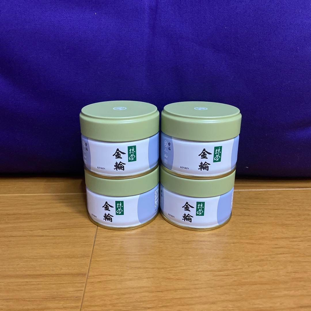 宇治 丸久小山園 抹茶 金輪 缶入 20g 4缶
