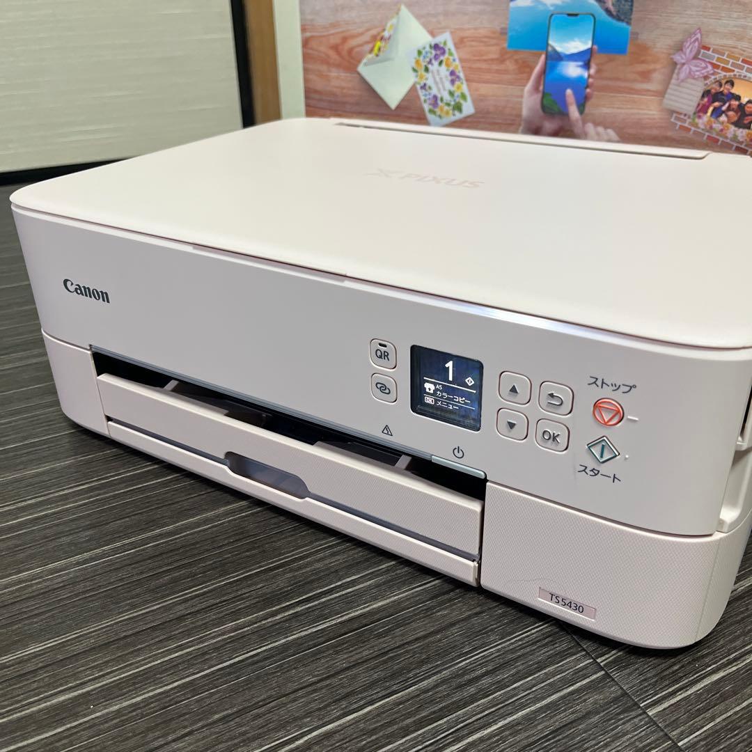 s*t様 Canon TS5430ピンク プリンター使用回数少なめ！