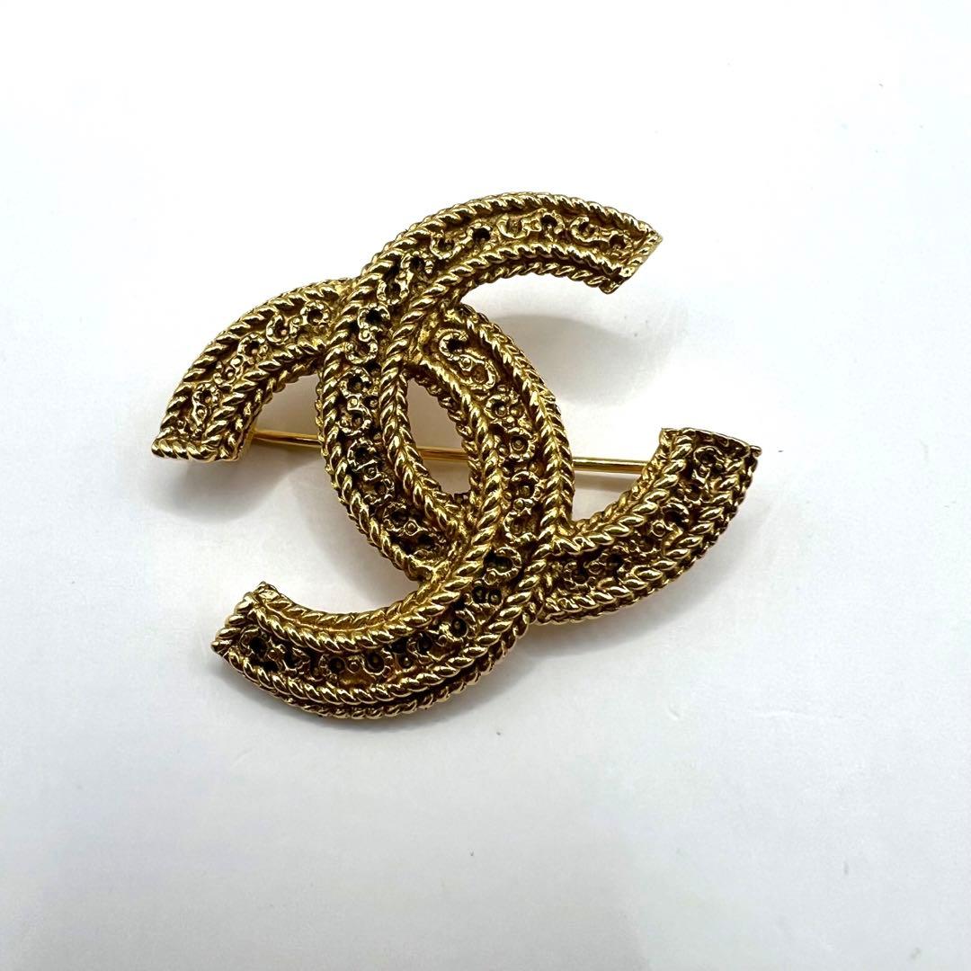 【未使用に近い】シャネル ブローチ ココマーク ヴィンテージ 1109