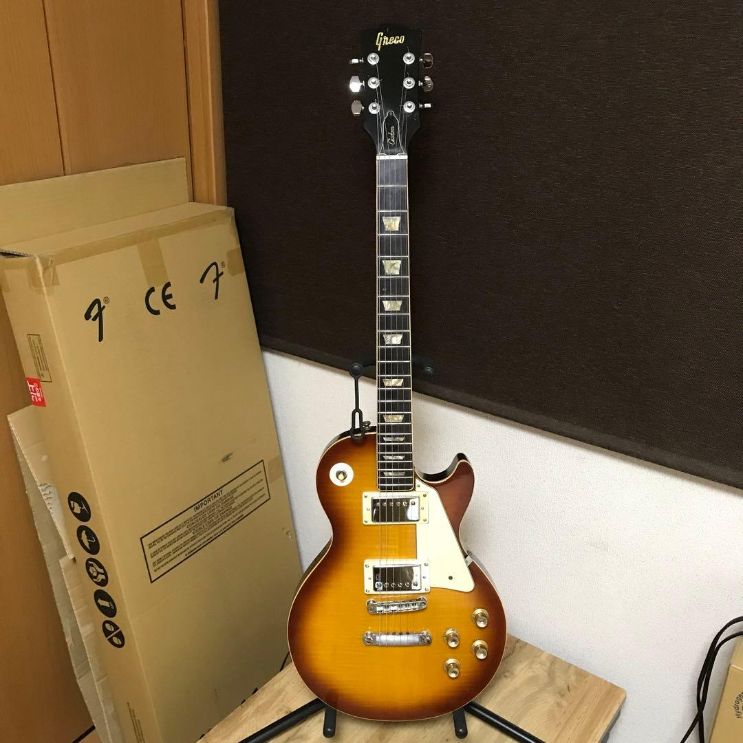 ジャパンビンテージ グレコ グネコ レスポールカスタム ダンカン搭載　中古品