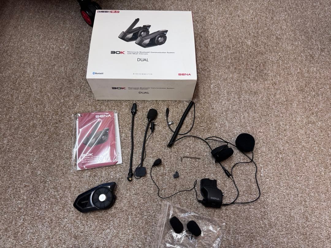 バイク用　インカム　SENA 30K 中古品　動作確認済み