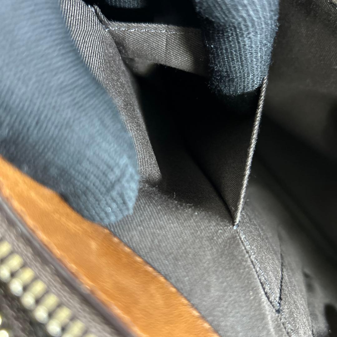 COACH ブラウン レザー ビジネスバッグ