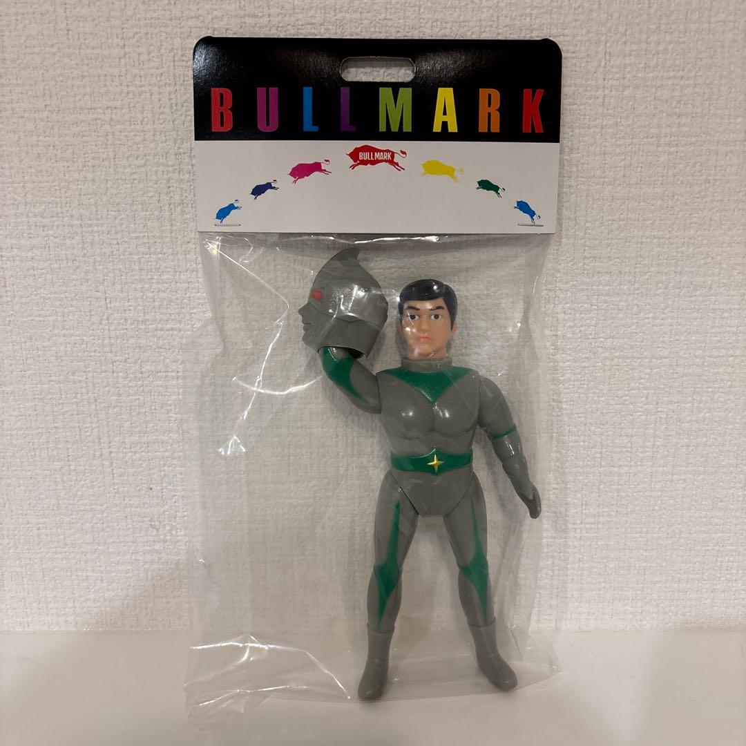 ソフビ ミラーマン マスク取れ小 （レトロカラー) 面替え 面取れ