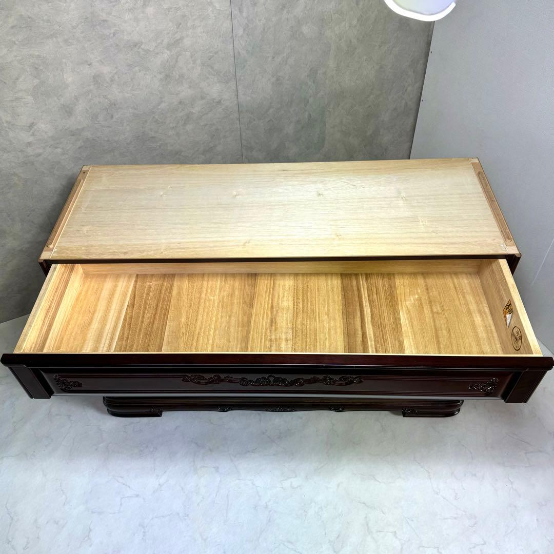 【高級桐タンス】府中家具 下段 箪笥 時代家具 アンティーク レトロ 着物 装飾
