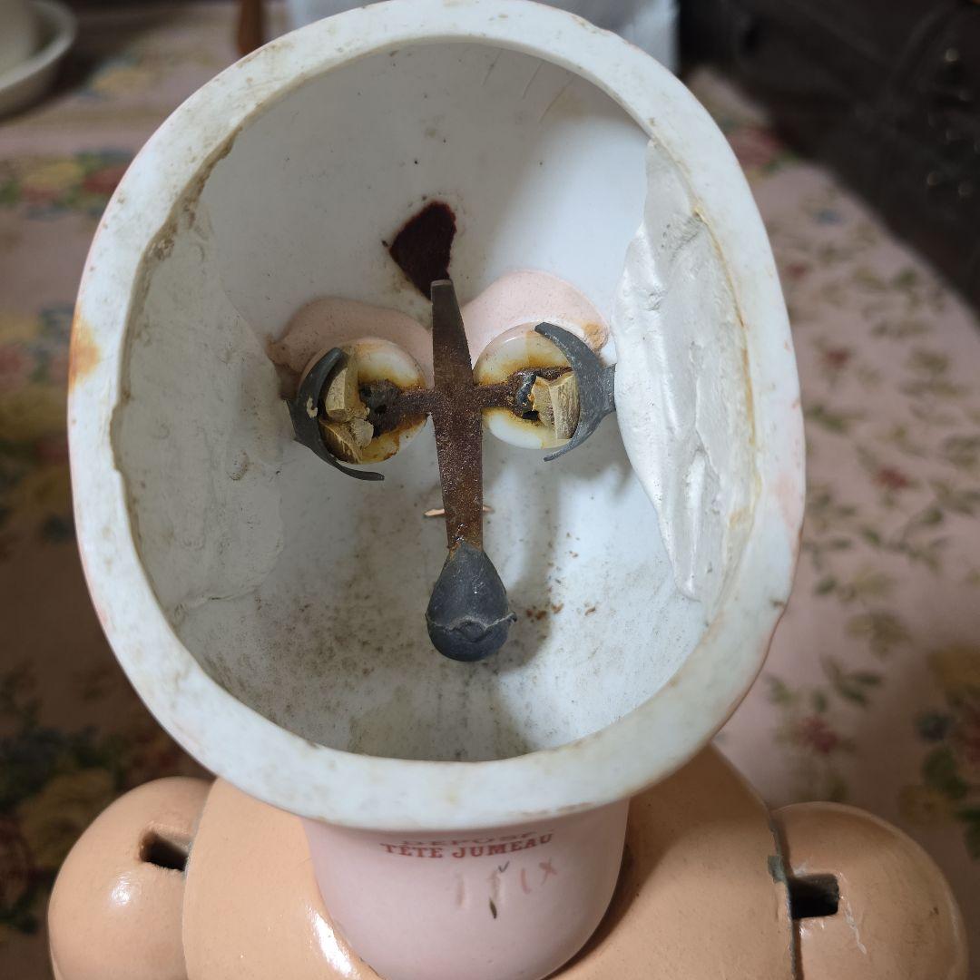 フランス　アンティークビスクドール　デポゼ　テートジュモー　スリープアイ