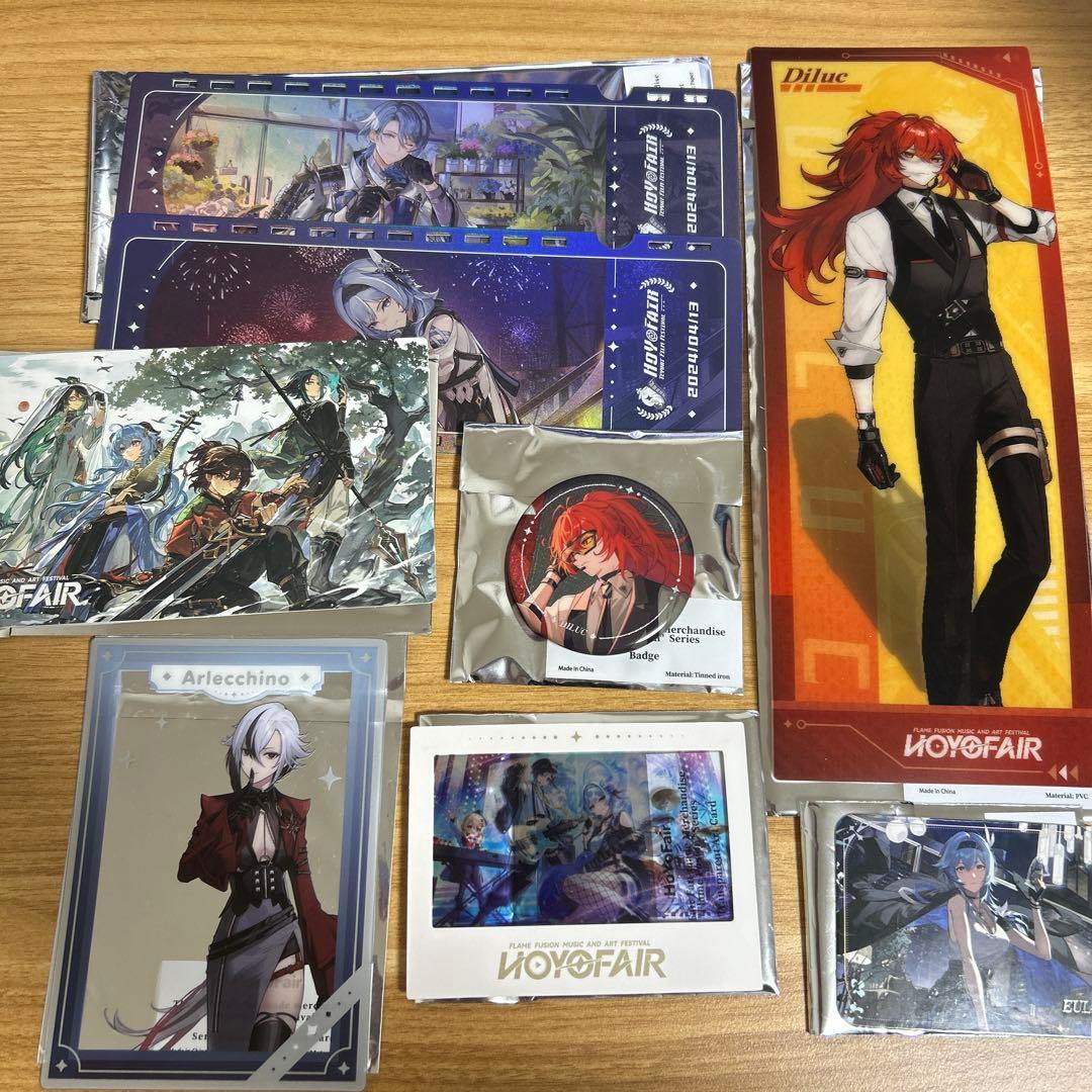 原神　ホヨフェア　特典　まとめ売り