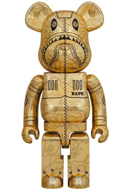 BE@RBRICK SORAYAMA × BAPE(R) CAMO SHARK