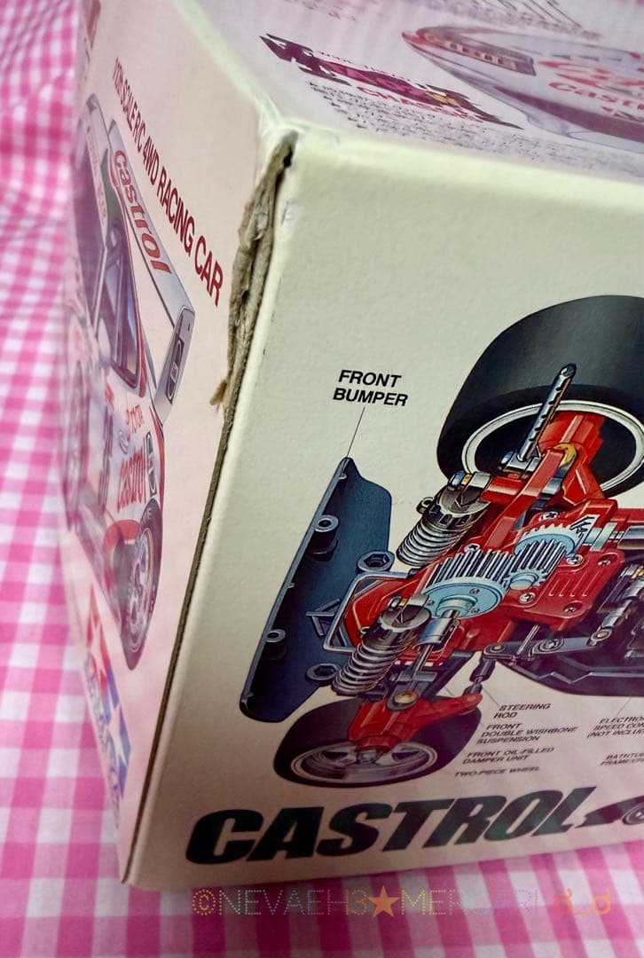 タミヤ◆CASTROL トヨタ TOM'S SUPRA TA02W 1/10