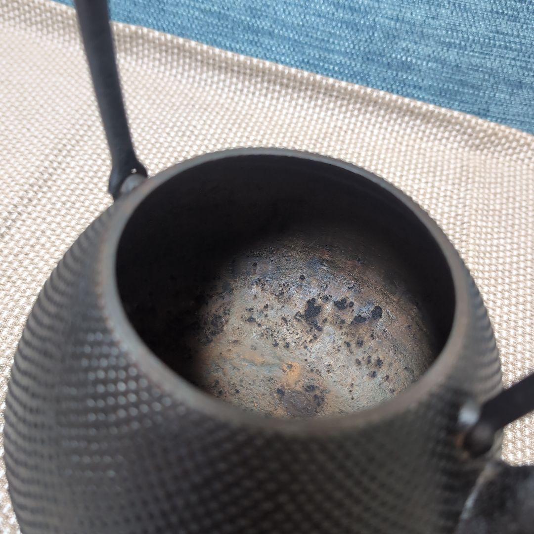 釜定　鉄瓶　秋の実/あられ　南部鉄器