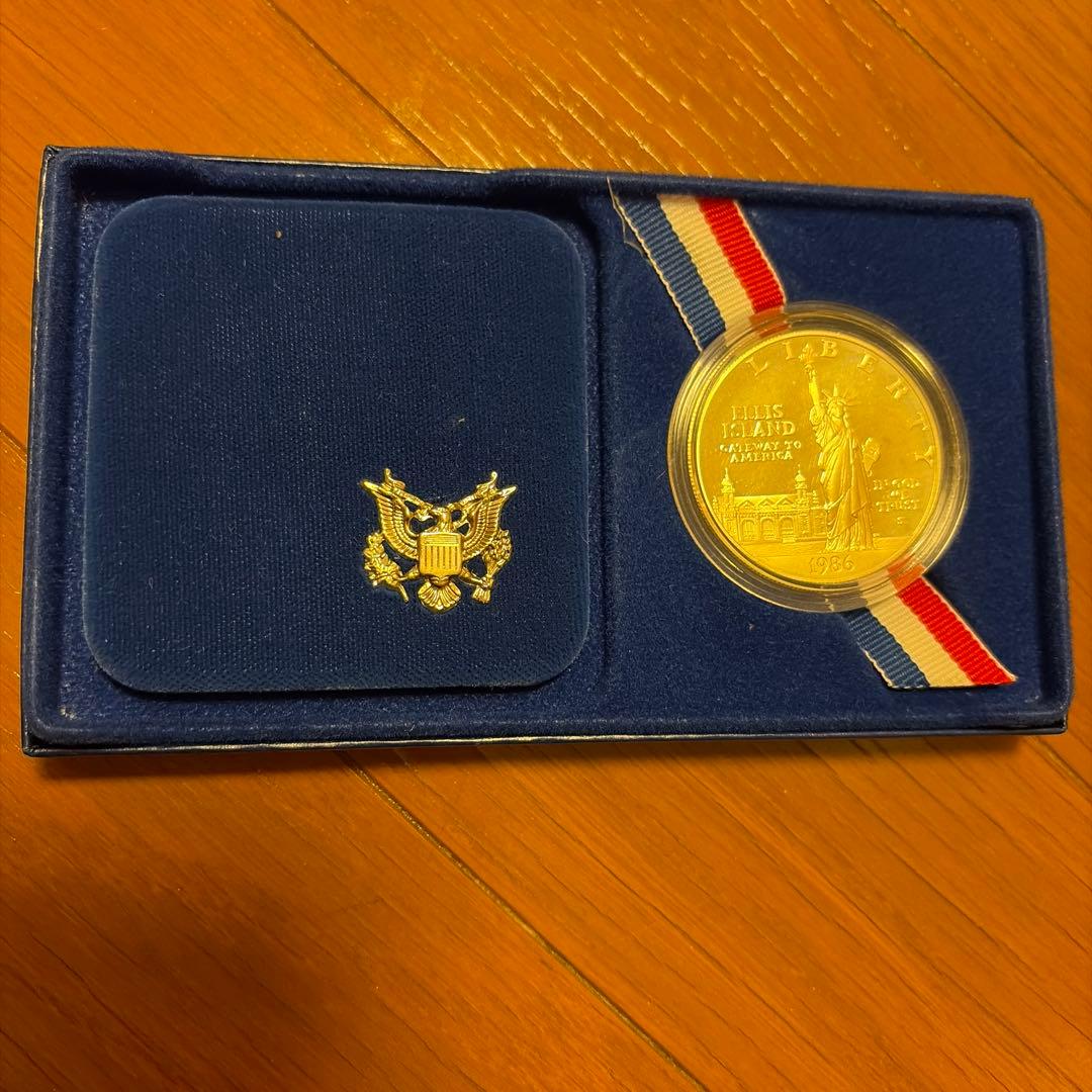 1986年 自由の女神 プルーフ銀貨