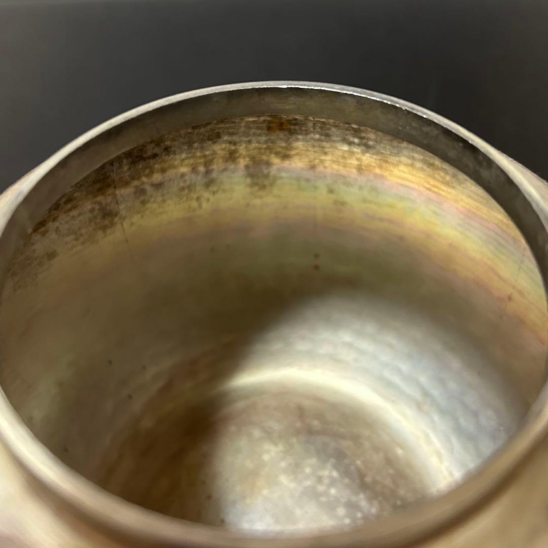 銀瓶（銀色仕上）　茶道具懐石茶箱鵬雲斎坐忘斎淡々斎即中斎七事式水屋棗茶碗水指茶杓