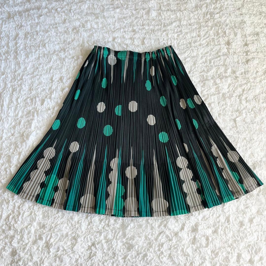 【美品】PLEATS PLEASE ISSEY MIYAKE フレアスカート