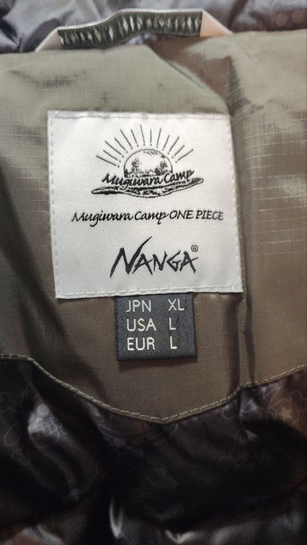 NANGA ナンガ 　ONE PIECE　コラボ　ダウンジャケット　XLサイズ
