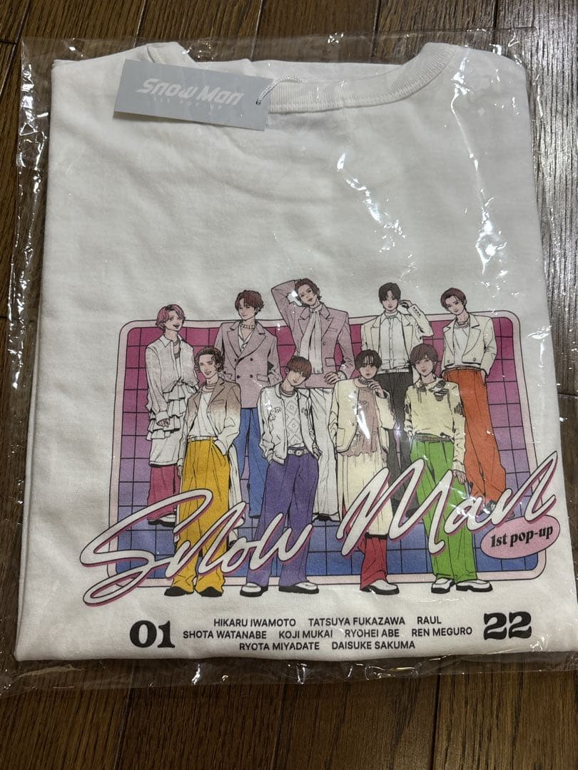  Man 1st POP-UP Tシャツ白　Mサイズ