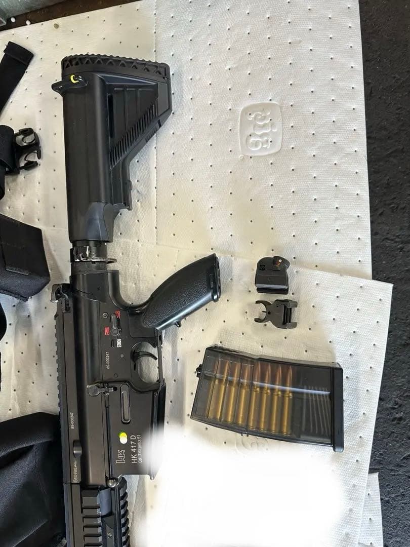 東京マルイ HK417 エアガン ブラック　ジャンク品