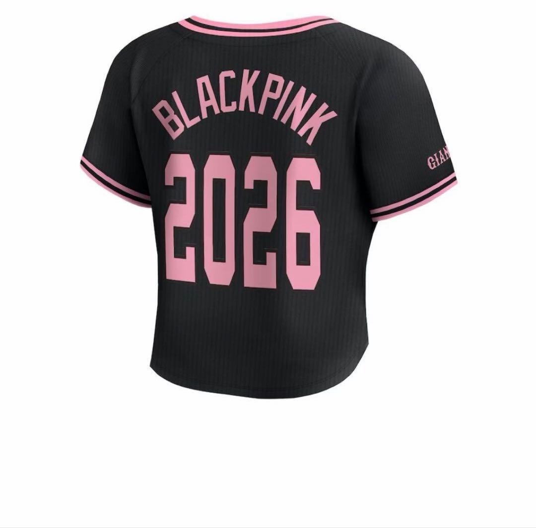 【はやもんがち】BLACKPINK 読売ジャイアンツ クロップド ユニホーム M