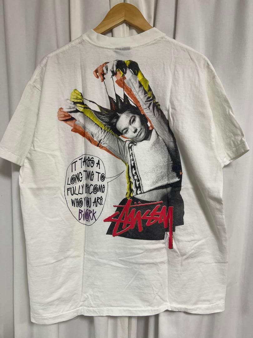 XL stussy bjork tシャツ