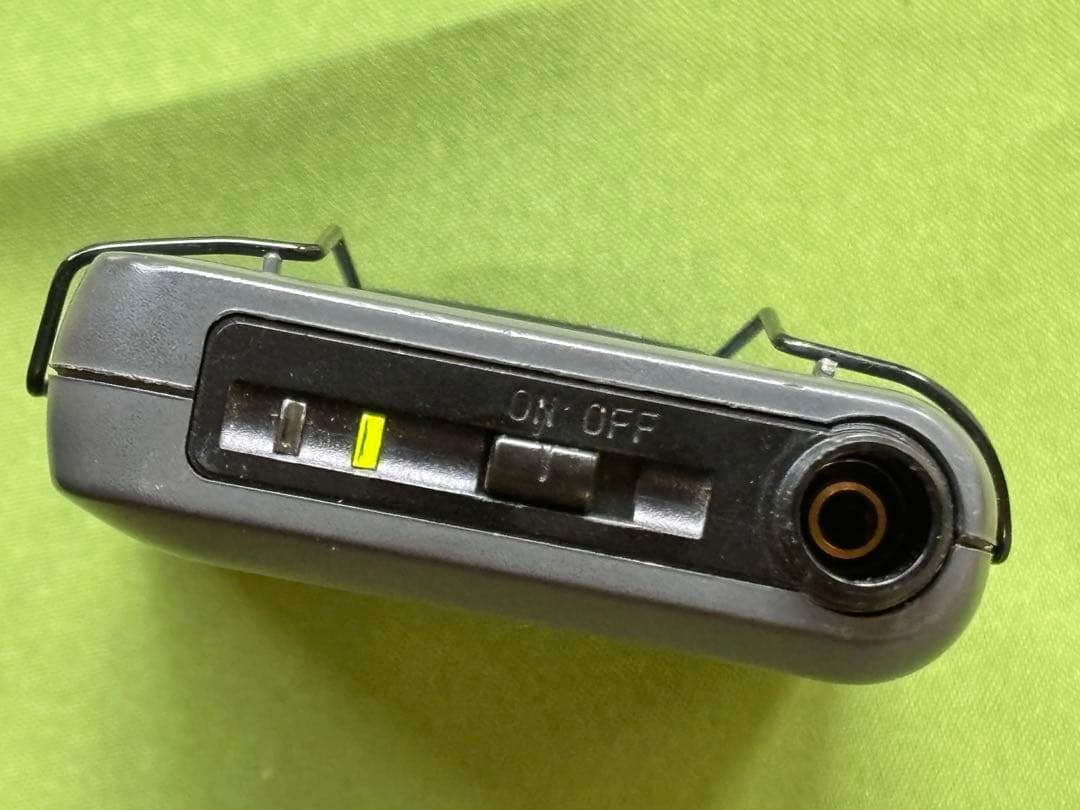 ⑨ TOA ワイヤレスマイク　WM-1310　中古品 タイピンマイク02468