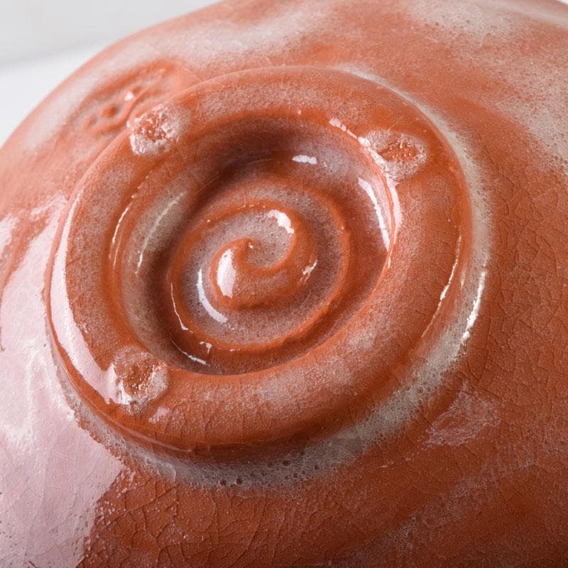 茶道具　佐々木松楽作　黒楽茶碗　赤楽茶碗　一双　共箱　V　7536