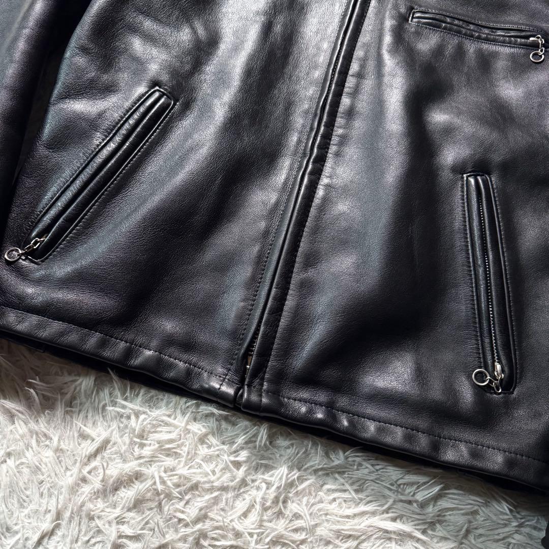 ワ*ズ様 【米国製】schott ライダースジャケット　シングル 641 黒　本