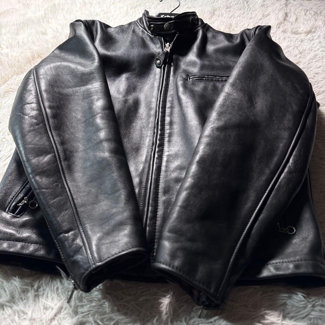 ワ*ズ様 【米国製】schott ライダースジャケット　シングル 641 黒　本