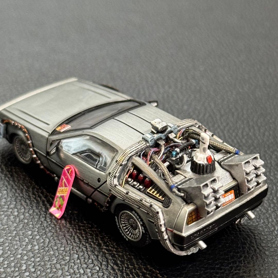デロリアン Ⅱ カスタム品 1/64 MJモデル バックトゥザフューチャー②