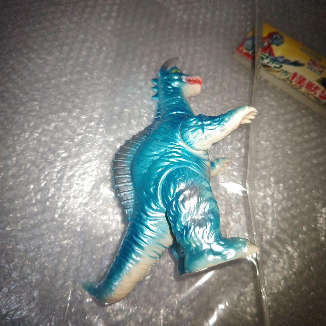 ブルマァク　キングザウルス三世　ソフビ　ブルー　帰ってきたウルトラマン