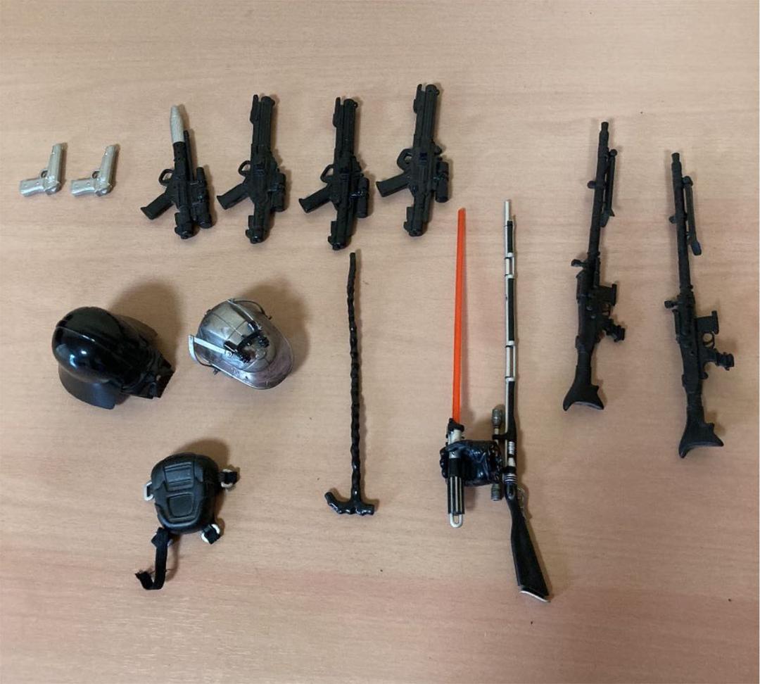 【めちゃ得】スターウォーズ　30センチ大フィギュア10体＋小1体＋武器色々セット