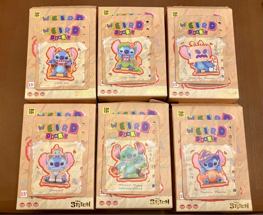 トップトイ　スティッチ　フィギュア　シークレットなし6種セット　ハロウィン