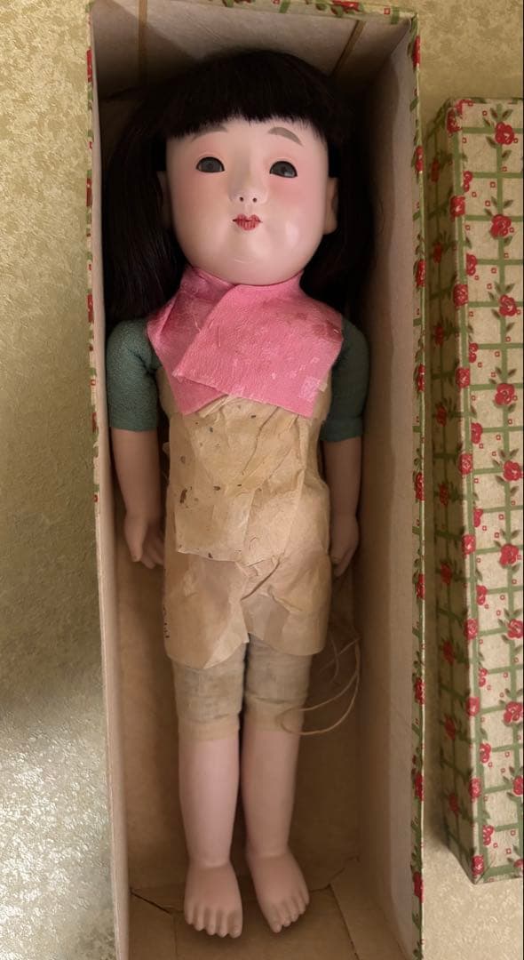 市松人形　抱き人形　３５cm