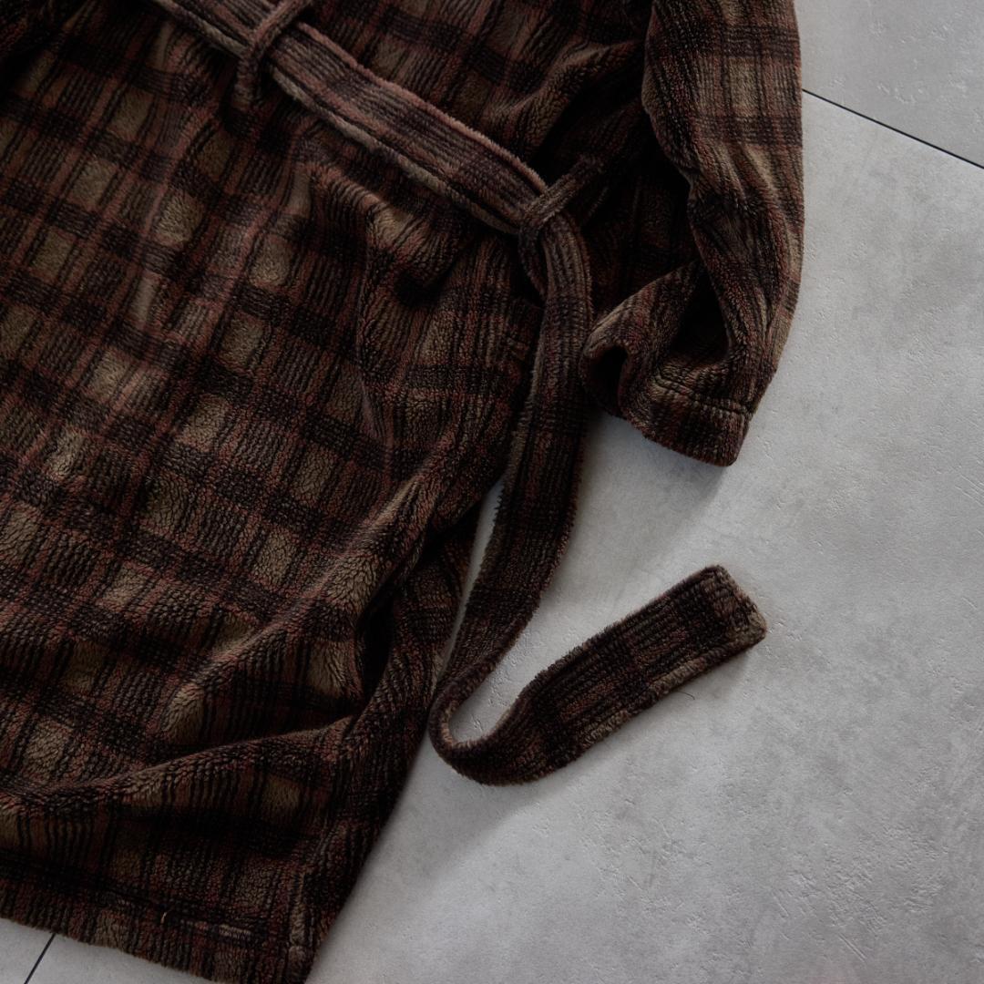 ゴ*ラ様 激レア ORVIS USA製 ガウンコート ブラウンチェック オービス